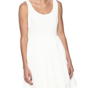 NWT Pleated White Dress